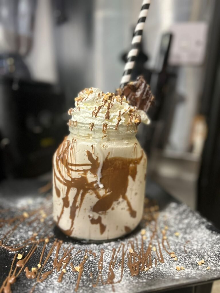 nutella fudge brownie milkshake 